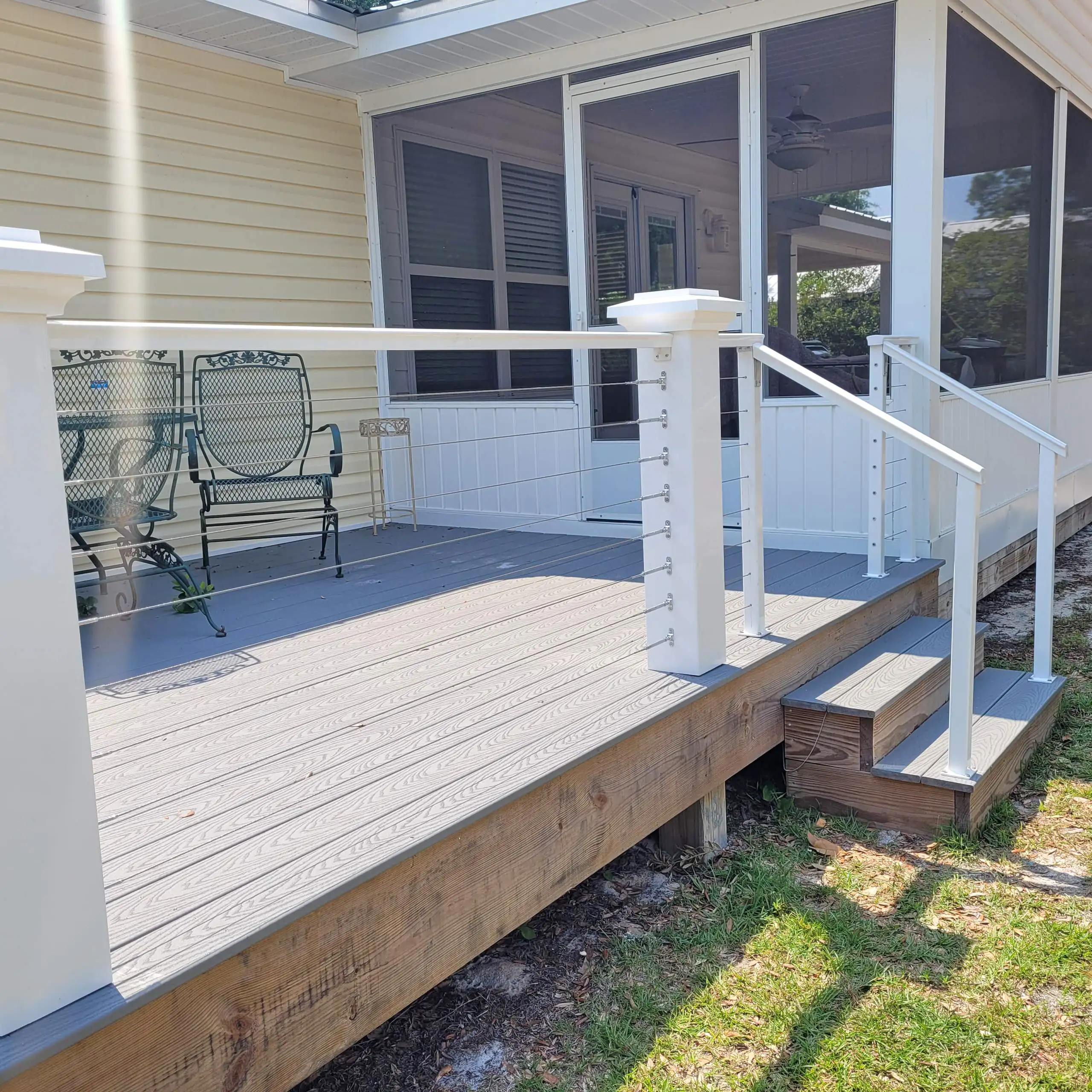 Cable Railing Decks and Stairs